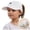 White, variant on LRen Adjustable Kids Baseball Cap with Ponytail Hole Lightweight Breathable Sun Hat for Outdoor Sports and Daily Wear Beige