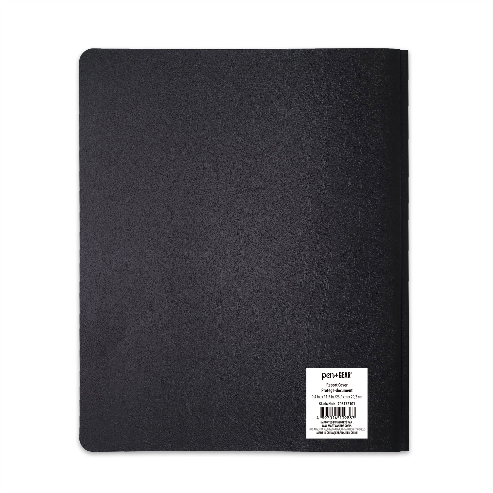 PEN+GEAR NOIR REPORT COVER, 9.4" x 11.5",NOIR