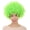 Green, variant on HPO Unisex Orange  Curly Clown Wig – Jumbo Curly Cosplay Halloween Wig with Breathable Capless Cap for Halloween, Cosplay & Parties
