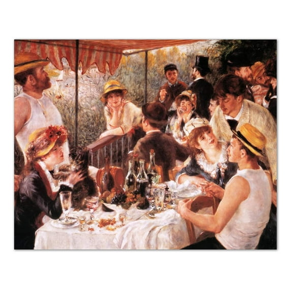Luncheon of The Boating Party Renoir Wall Picture 8x10 Art Print