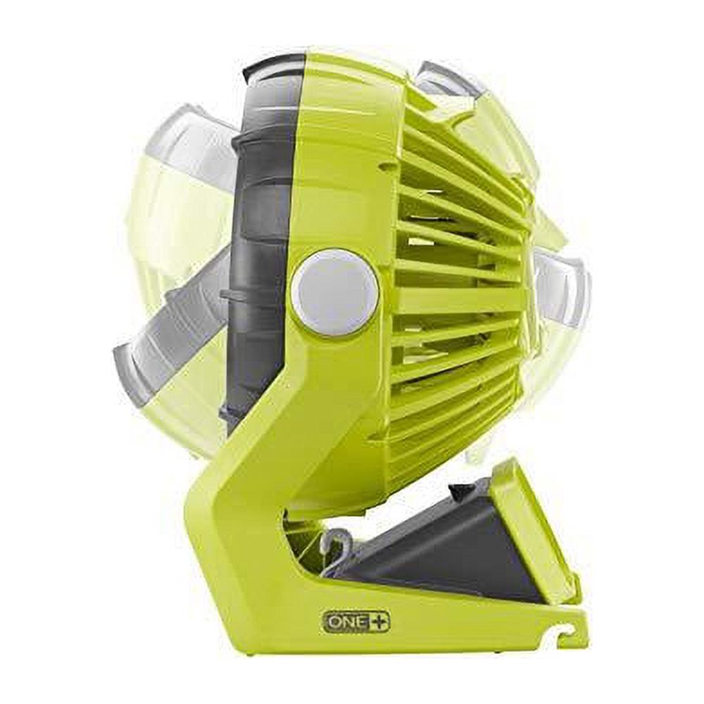 ryobi tools 18-volt hybrid portable fan kit with battery and charger (no  retail packaging)