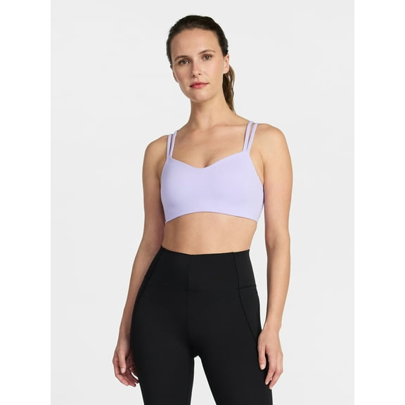 Avia Women's Medium Support Strappy Sports Bra, Sizes S-3X