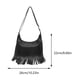 thumbnail image 2 of Bolso Hobo Minimalista Con Flecos Hombro Borlas PU para Mujer Fiestas Y, 2 of 8