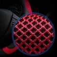 thumbnail image 3 of Funda para volante de coche de 38 cm - Seda suave y transpirable - Funda universal antideslizante - Duradera y segura - Fundas para volante de coche, camión y SUV, 3 of 5