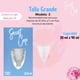 thumbnail image 5 of Copa Menstrual Femenina Secret Cup + Bolsa Transportadora Talla Grande, 5 of 5