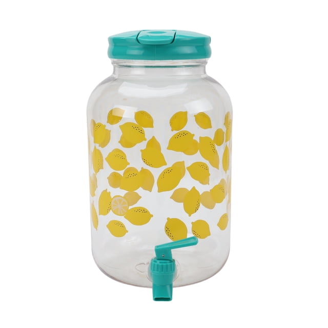 Distributeur de boissons en acrylique citron Mainstays, 4,54 L, paquet de 1, bleu