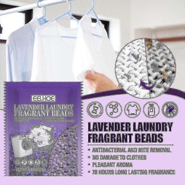 Lavender Laundry Deodorant Beads Anti-static Deodorant Colour Care Laundry Cleaner Softene