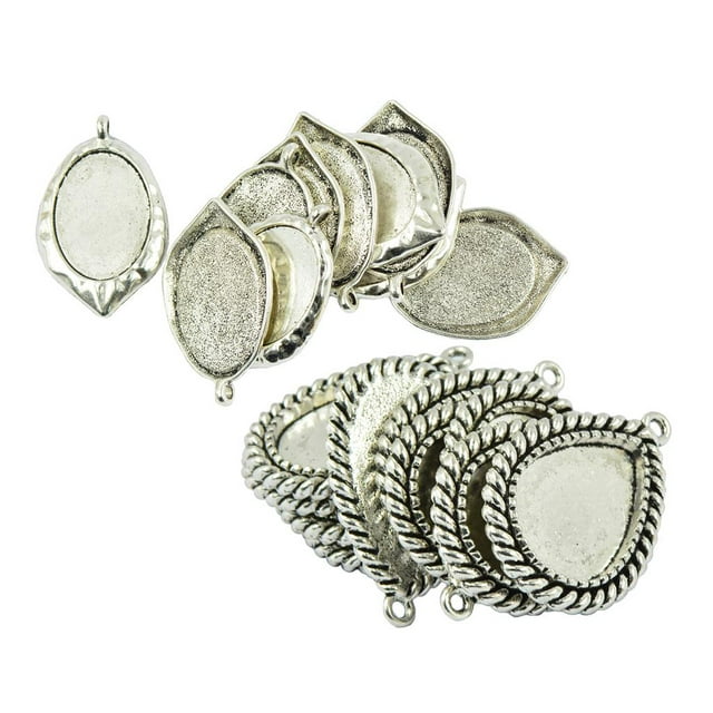 20 Pedazos de Pendiente forma forma forma Accesorio de Bricolaje para Mujeres