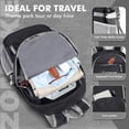 thumbnail image 4 of ZOMAKE Mochila Ligera y Empacable de 30 L - Mochilas de Senderismo Plegables Mochila Plegable compacta Resistente al Agua para Viajes (Negro), 4 of 5