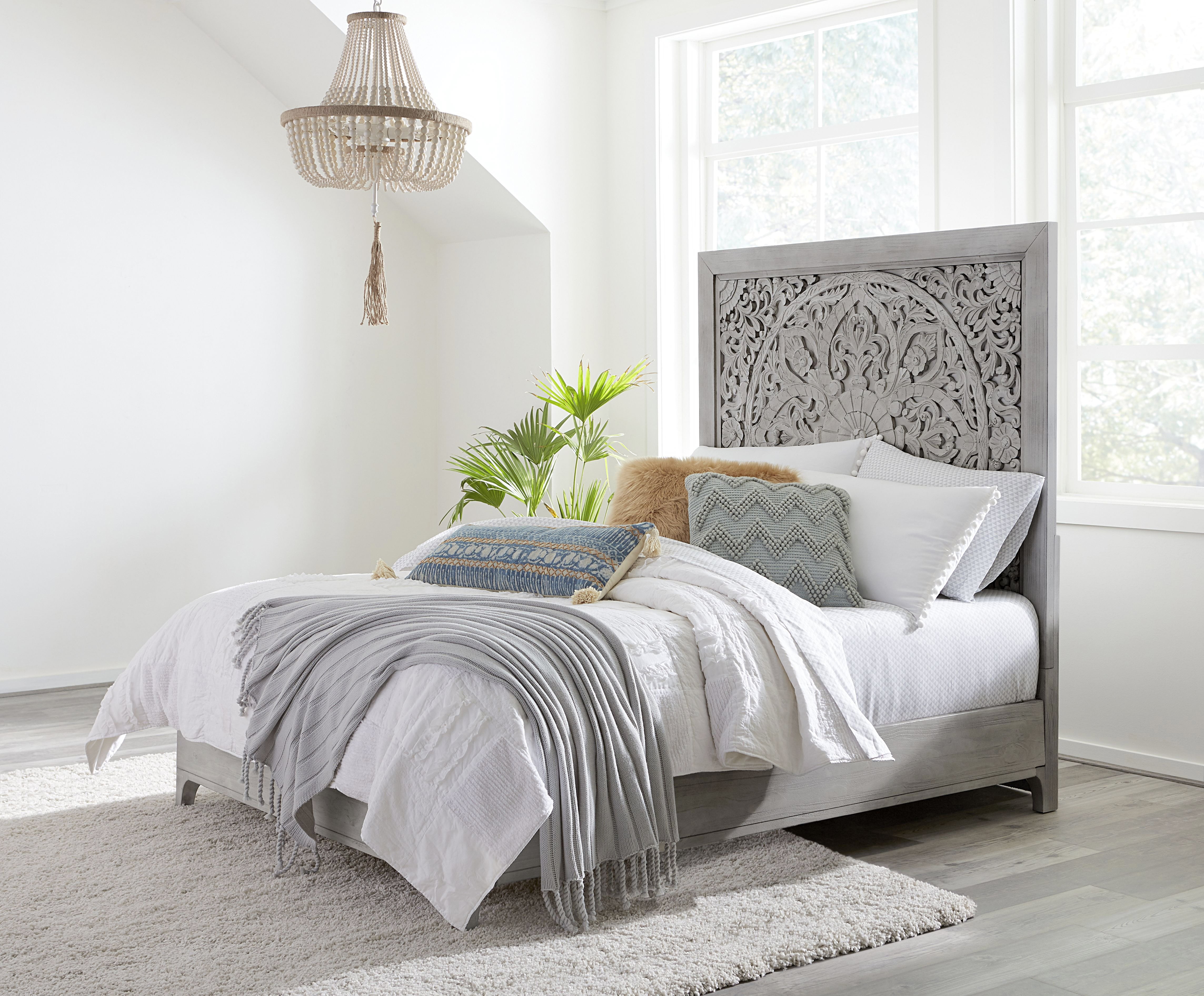 Boho king 2024 size bed frame
