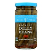 Tillen Farms Beans Pickled Hot And Spicy Crispy, 12 Oz