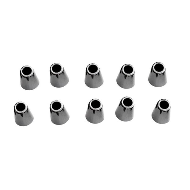 Luzkey 10 Pieces 4mm Elastic Shock Cord Rope Stopper Lock Terminal End Tie Kayak Gray As Described
