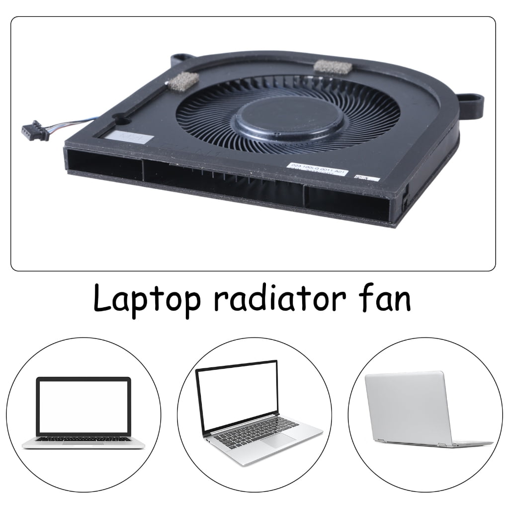 WINDLAND Laptops Cooling Fan Radiators DC5V 4Pin 4wires Quiet GPU CPU Coolers for 17 9700 9710 9720 0MXF81 0P2FY9