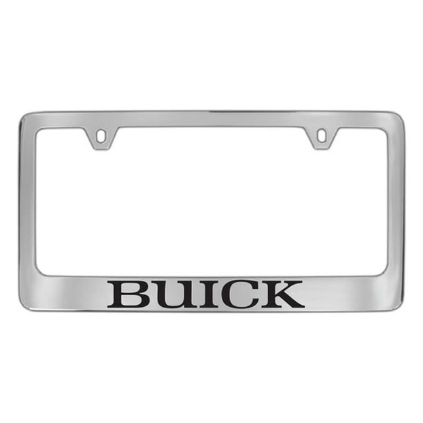 Buick Chrome Plated Brass License Plate Frame