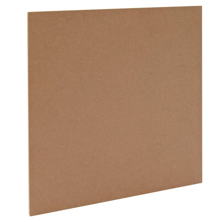 1/4 in MDF Wood Chipboard Sheets for Crafts, Engraving, Painting (11x14 in, 6 Pack)
