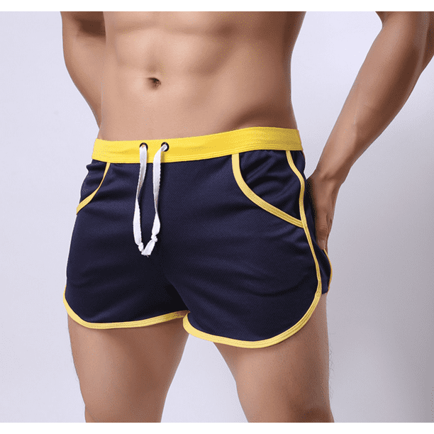 Men's 80s Retro Gym Fitness Shorts for Running, Workout, Bodybuilding ...