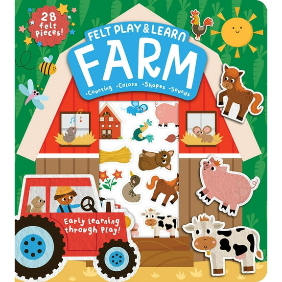 Touchy-Feely Felt Play & Learn Felt Play & Learn Farm, (Board Book)