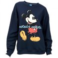 thumbnail image 1 of Mickey Mouse Colored Pencil Sketch navy Colorway Fleece Sweater-Medium, 1 of 2