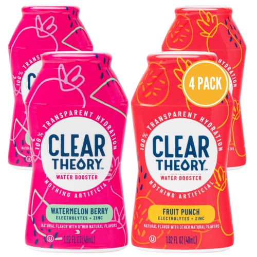 Clear Theory Water Flavoring Drops with Electrolytes, Water Enhancer
