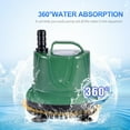 thumbnail image 4 of MABOTO 60W 3000L/H Submersible Water Pump Mini Fountain Pump with Power Cord Ultra Quiet Waterproof Water Pump for Aquarium Fish Tank Pond Water Gardens Hydroponic Systems with Nozzles, 4 of 7