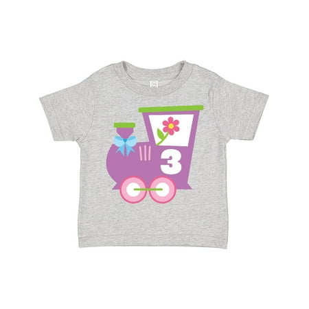 

Inktastic 3rd Birthday Train 3 Year Old Girl Gift Toddler Boy or Toddler Girl T-Shirt