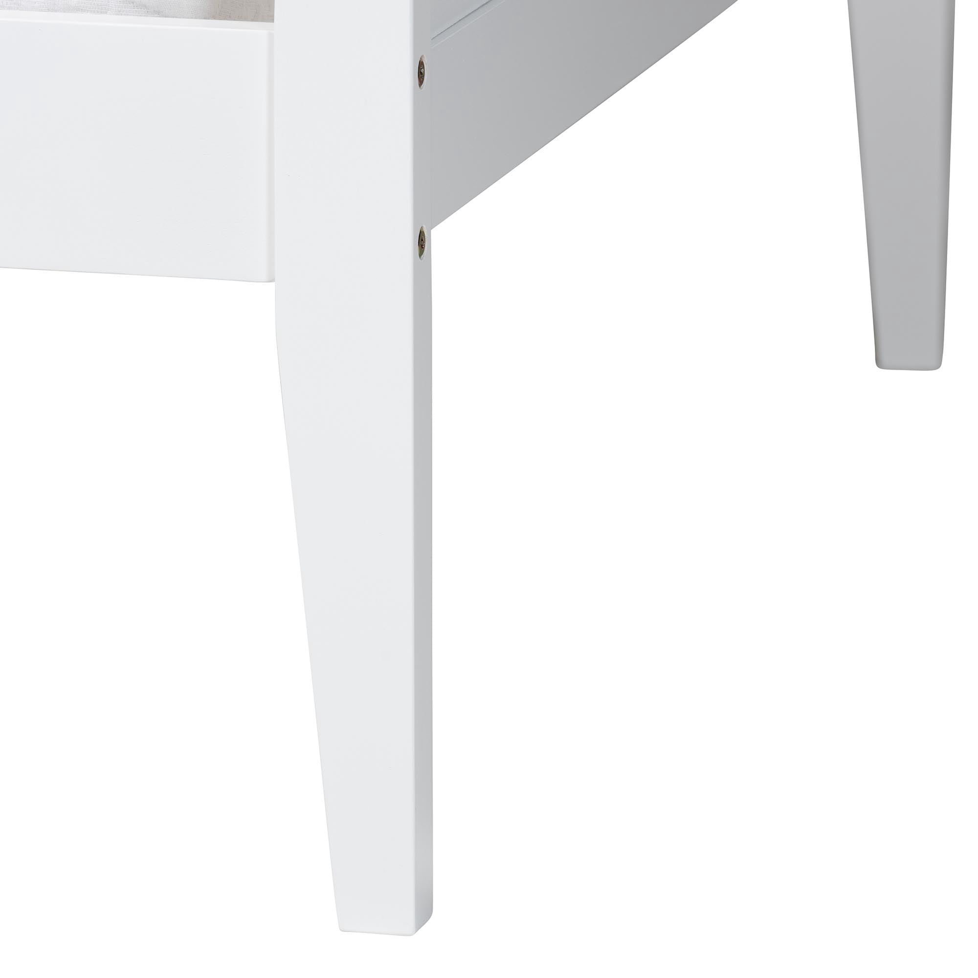 Baxton Studio Lara Modern Daybed, Twin, White