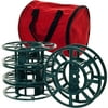 Stalwart Set of 4 Extension Cord Reels for Christmas Lights with Bag