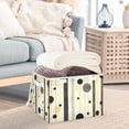 thumbnail image 3 of Yayeee Collapsible Cube Storage Bin with Lid Fabric Closet Decorative Basket with Handles, Stripes Pattern, 3 of 7