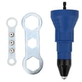 thumbnail image 4 of Hilitand Uniform Material Rivet Tool Adaptor, Durable Riveting Nut Tool Adaptor, For Factory Work Rivet Drill DIY Home Work Wood Work, 4 of 8