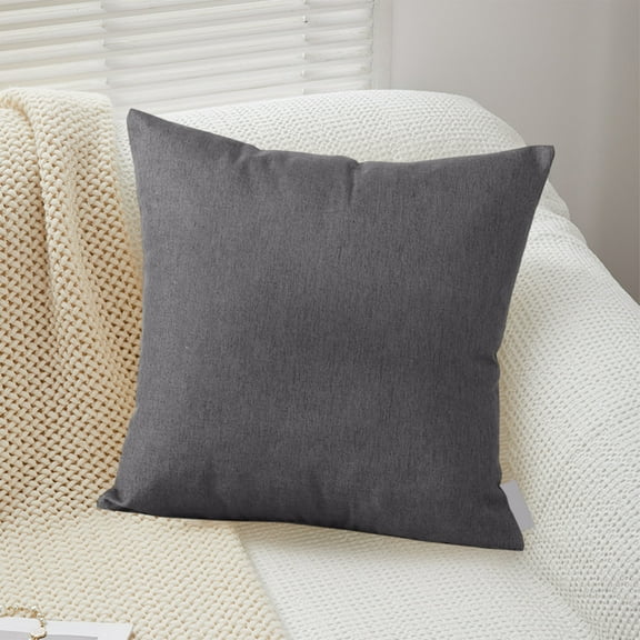 PONPRNGY Linen Pillow Cushion Sofa Cushion Living Room office Modern Large Backrest Bedside Lumbar Pillow