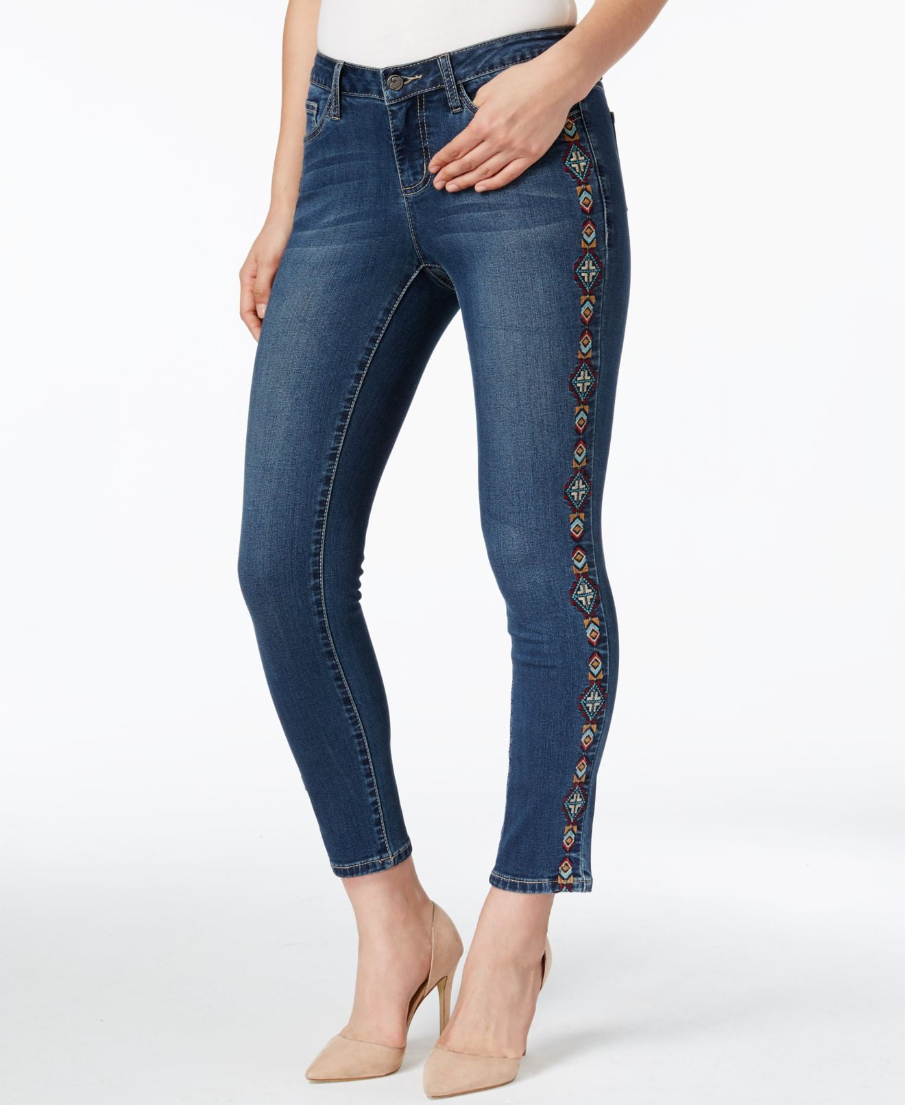 earl jeans embroidered