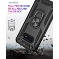 thumbnail image 4 of Compatible with Samsung Galaxy S10E Case Heavy Duty Armor Rugged Dual Layer Full Body Shockproof Screen Camera Protection Built-in Ring Kickstand S10e Phone Hard Back Cover for Men Black, 4 of 9