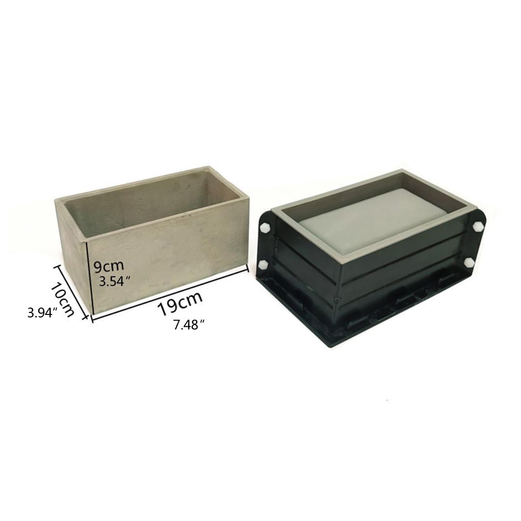 Osdhezcn Plant Flower Pot Epoxy Resin Mold DIY Candle Holder Mould Succulent Planter Vase Flowerpot Silicone Mould Casting Tools
