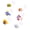 Bubble fish C, variant on 6Pcs Glass Bubble Fish Decorations,Assorted Glass Fish Bubble Charm, Aquarium Float Decors