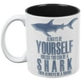 thumbnail image 2 of Always Be Yourself Shark All Over Coffee Mug, 2 of 2