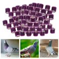 thumbnail image 4 of 100Pcs 2022 Aluminium Dove Racing Pigeon Foot Rings Bands 8mm Purple, 4 of 8