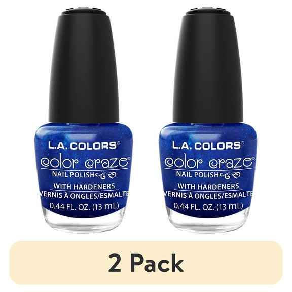 (2 pack) L.A. COLORS Color Craze Nail Polish, Wired, 0.44 fl oz