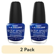 (2 pack) L.A. COLORS Color Craze Wired Nail Polish, 0.44 fl oz, Chip-Resistant & Long-Lasting Shine