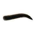 thumbnail image 4 of Hand Made Human Hair False Eyebrows Lace Eyebrow Natural Black Color Men Eyebrows Suncolor Hair, 4 of 5