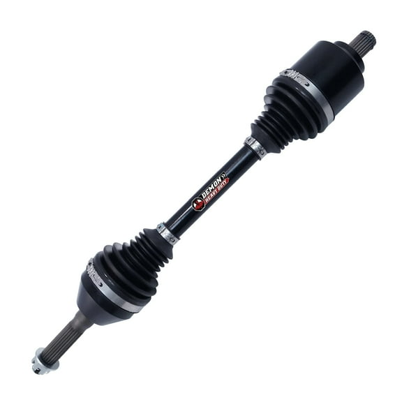 Demon Powersports Front Left/Right Heavy Duty Axle (2016-20) Polaris RZR 1000/Turbo/RS1, Made of 4340 Chromoly Steel, In Dual Heat High Treated Strength, Wider Angles & In Molybdenum Grease Precision