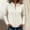 White, variant on ZunFeo Zip Up Corduroy Jacket for Women - Stand Collar, Lightweight, Relaxed Fit, Purple,Size XL
