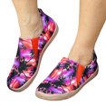 thumbnail image 1 of Slip On Flats Mocasines Pintados Con Arte para Mujer  Transpirables Cómodos El Uso Diario, 1 of 9