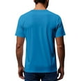thumbnail image 6 of Yteetum Light Blue T Shirts for Man 2025 Summer Solid Color Quickly Dry Breathable Comfortable Round Neck Short Sleeve Marathons Fitness Sports T-Shirt Tops S, 6 of 8