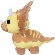 Adopt Me! Collector Triceratops 8 inch Plush - Uncommon In-Game Stylization - Toys for Kids