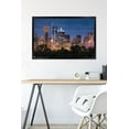 thumbnail image 6 of Texas - Dallas Skyline Wall Poster, 22.375" x 34" Framed, 6 of 6
