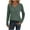 Green., variant on Akafmk Womens Fall Crewneck Sweater,Soft Lightweight Knit Tops,Fashion V-Neck Solid Color Knit Sweater Long Sleeve Pullover Sweater L