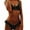 Black, variant on Utoimkio Women's Triangle Bikini Sets Two Piece Swimsuit High Waisted V Neck Twist Front Adjustable Spaghetti Straps Bathing Suit for Women