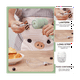thumbnail image 3 of Batidora de mano, batidora eléctrica inalámbrica, batidora portátil multialimentos para mezclar huevos, batir crema y picar ajo, 3 of 5