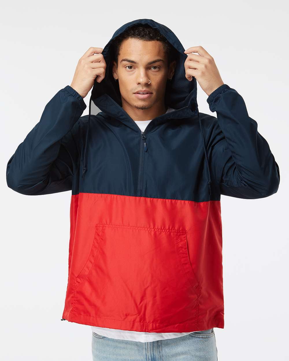 Independent Trading Co. Unisex Lightweight QuarterZip Windbreaker