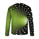 thumbnail image 4 of Blusas y camisas de manga larga con cuello redondo para hombre, estilo casual, cuello redondo, manga larga, camiseta estampada de Halloween, blusa de poliéster para hombre., 4 of 5
